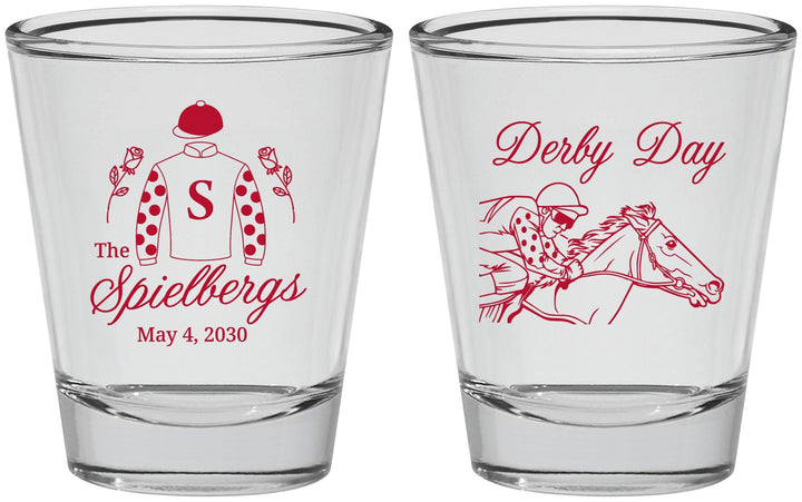 Personalized Derby Day Shot Glasses - Horses | 320007