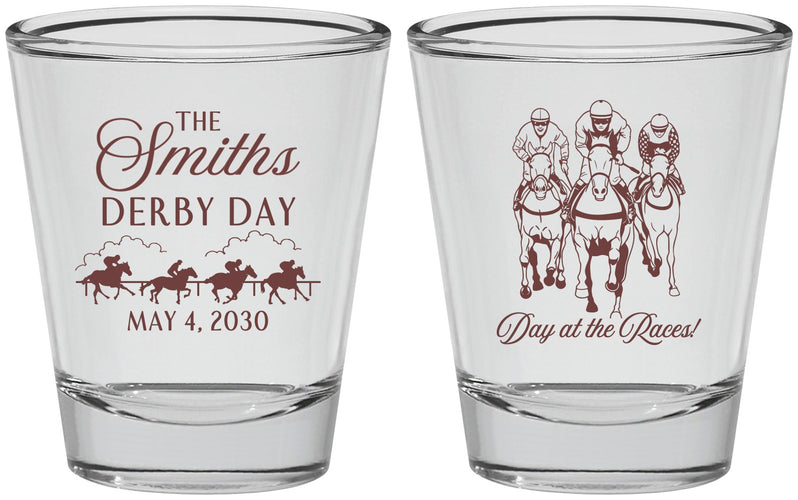 Personalized Derby Day Shot Glasses - Day At The Races | 320009