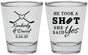 Personalized Wedding Shot Glasses - Took A Shot Hockey | 323