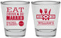 Personalized Wedding Shot Glasses - Eat Drink Be Married | 324
