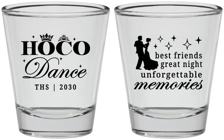 Personalized Homecoming Shot Glasses - Hoco Dance | 330007