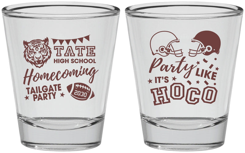Personalized Homecoming Shot Glasses - Party Like Its Hoco | 330012