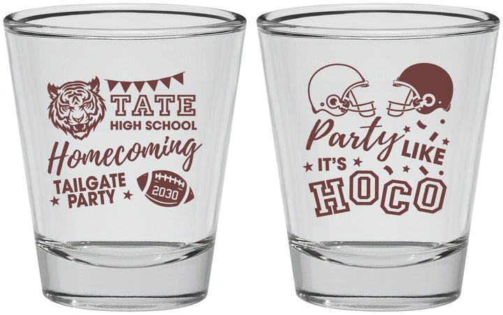 Personalized Homecoming Shot Glasses - Party Like Its Hoco | 330012