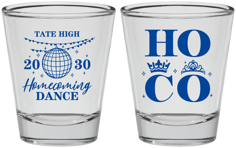 Personalized Homecoming Shot Glasses - Hoco Dance | 330016