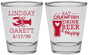 Personalized Wedding Shot Glasses - Crawfish Boil | 333