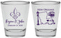 Personalized Wedding Shot Glasses - New Orleans | 334