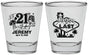 Personalized 21st Birthday Shot Glasses - Legal At Last Vegas | 340003