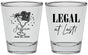 Personalized 21st Birthday Shot Glasses - Legal At Last | 340005