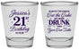 Personalized 21st Birthday Shot Glasses - Candles Cake Drunk | 340010