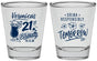 Personalized 21st Birthday Shot Glasses - Drink Responsibly Tomorrow | 340015