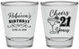 Personalized 21st Birthday Shot Glasses - Cheers To Twenty One Years | 340019