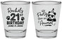 Personalized 21st Birthday Shot Glasses - Party Like An Animal Panda | 340021