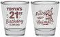 Personalized 21st Birthday Shot Glasses - Party Like An Animal Giraffe | 340022