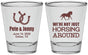 Personalized Wedding Shot Glasses - Horseshoe | 341