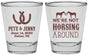 Personalized Wedding Shot Glasses - Horseshoe | 342