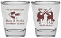 Personalized Wedding Shot Glasses - We Bit The Bullet | 343