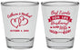 Personalized Wedding Shot Glasses - Best Friends For Life | 349