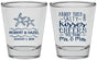 Personalized Wedding Shot Glasses - Sandy Feet Salty Kisses | 356