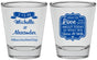 Personalized Wedding Shot Glasses - Love Story | 359