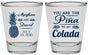 Personalized Wedding Shot Glasses - Pina Colada | 364