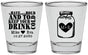 Personalized Wedding Shot Glasses - Mason Jar | 373