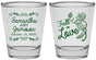 Personalized Wedding Shot Glasses - Fall In Love | 377