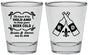 Personalized Wedding Shot Glasses - Fleur De Lis | 378
