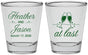 Personalized Wedding Shot Glasses - At Last | 382