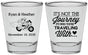 Personalized Wedding Shot Glasses - Journey Traveling With | 385