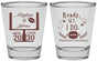 Personalized Wedding Shot Glasses - Football | 394