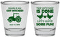Personalized Wedding Shot Glasses - Got Hitched Tractor | 397