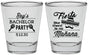 Personalized Bachelor Party Shot Glasses - Fiesta No Manana | 40002