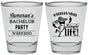 Personalized Bachelor Party Shot Glasses - Hast La Vista Single Life | 40003