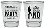 Personalized Bachelor Party Shot Glasses - She Said No Strip Club | 40005