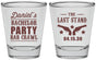 Personalized Bachelor Party Shot Glasses - The Last Stand | 40016