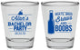 Personalized Bachelor Party Shot Glasses - Brews And Boobs | 40022