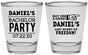 Personalized Bachelor Party Shot Glasses - Last Night Of Freedom | 40029