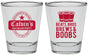 Personalized Bachelor Party Shot Glasses - Brews And Boobs | 40031