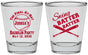 Personalized Bachelor Party Shot Glasses - Baseball | 40038
