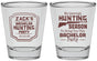Personalized Bachelor Party Shot Glasses - Hunting Season | 40063