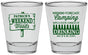 Personalized Bachelor Party Shot Glasses - Camping | 40064