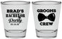 Personalized Bachelor Party Shot Glasses - Grooms Crew | 40070