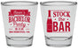 Personalized Bachelor Party Shot Glasses - Stock The Bar | 40073