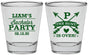 Personalized Bachelor Party Shot Glasses - Hunt Is Over | 40082