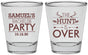 Personalized Bachelor Party Shot Glasses - Hunt Is Over | 40084