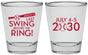 Personalized Bachelor Party Shot Glasses - Baseball | 40087