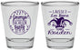 Personalized Bachelor Party Shot Glasses - Mardi Gras | 40090