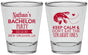 Personalized Bachelor Party Shot Glasses - Crawfish Boil | 40094