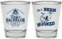 Personalized Bachelor Party Shot Glasses - Fishing Hooked | 40096