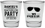 Personalized Bachelor Party Shot Glasses - We Fucked Up | 40099